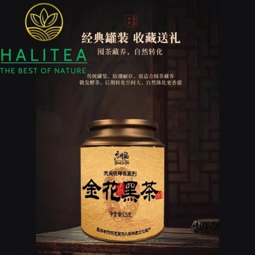 Trà Hắc Trà Kim Hoa Phục Trà Thiên Tiêm An Hóa – Hũ Thiếc 125g