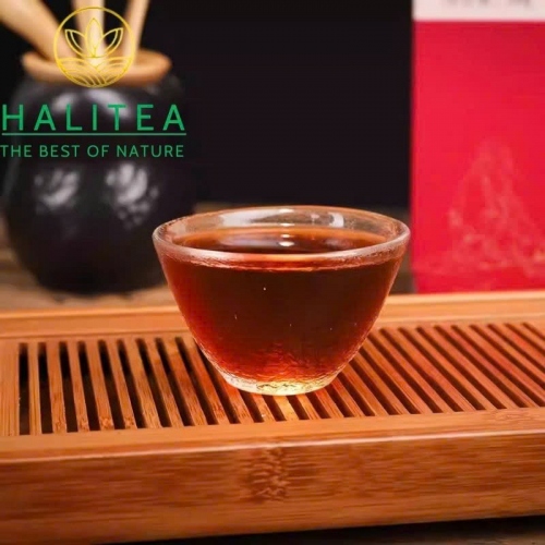 Trà Hắc Trà Thiên Tiêm Kim Hoa Phục Gạch An Hóa 2015 – Túi Quà 1kg