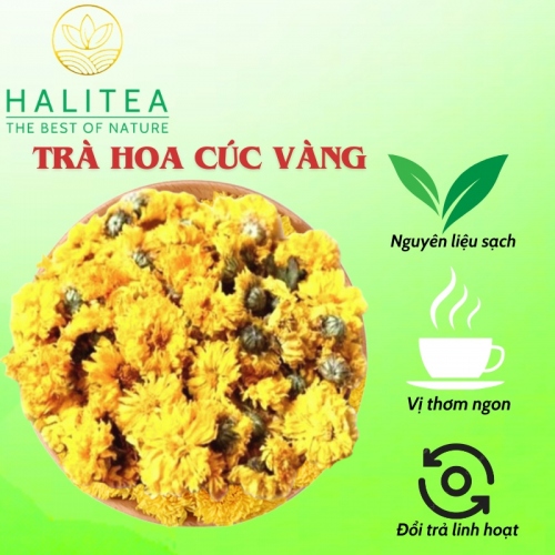 Trà Hoa Cúc Vàng Hàm Hương Túi Zip 100g