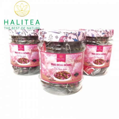 Trà Hoa Hồng Túi Tam Giác Hũ 15 Túi X 3gr