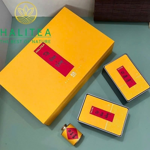 Trà Hoa Vàng – Kim Hoa Trà Sấy Lạnh Hộp Quà Tặng Cao Cấp 80g