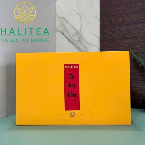 Trà Hoa Vàng – Kim Hoa Trà Sấy Lạnh Hộp Quà Tặng Cao Cấp 80g