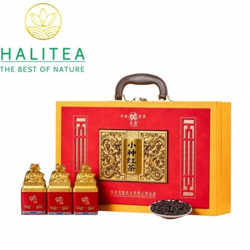 Trà Hồng Trà Chính Sơn Tiểu Chủng – Hộp Quà Phúc Lộc Hoàng Gia 250g