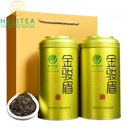 Trà Kim Tuấn Mi Lon Vàng Xanh Cao Cấp 250gr