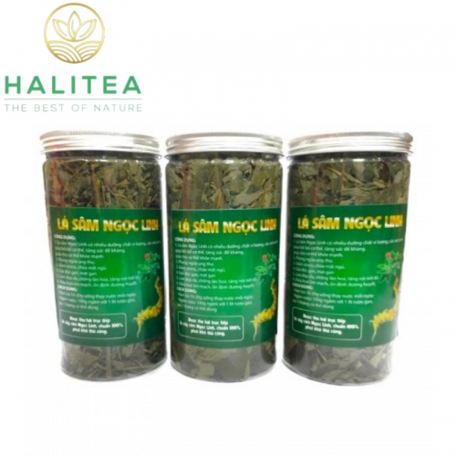 Trà Lá Sâm Ngọc Linh Sấy Khô Hũ 100gr