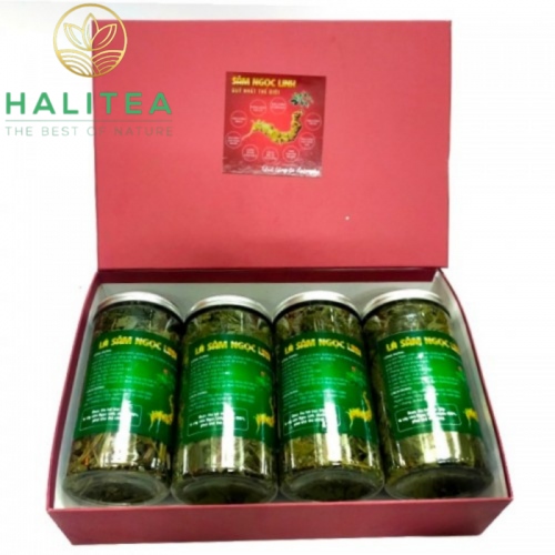 Trà Lá Sâm Ngọc Linh Sấy Khô Hũ 100gr