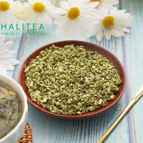 Trà Lá Sen HALITEA Cuộn Viên Sấy Khô Hũ 500gr