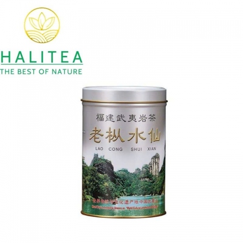 Trà Lão Tùng Thủy Tiên (Lao Cong Shui Xian) - Vũ Di Nham Trà Hộp Thiếc 125g