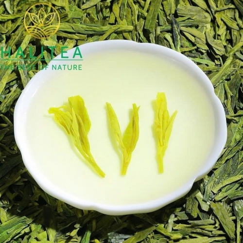 Trà Long Tĩnh (Longjing Tea) Minh Tiền 2025 – Hộp Quà Vàng Hoàng Kim 500g