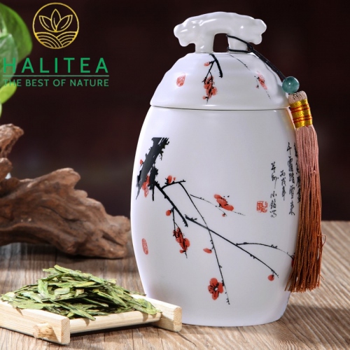 Trà Long Tĩnh Tây Hồ Cao Cấp Hũ Sứ 80gr