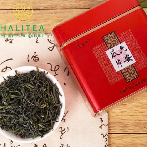 Trà Lục An Qua Phiến Hộp Thiếc Đỏ 100g