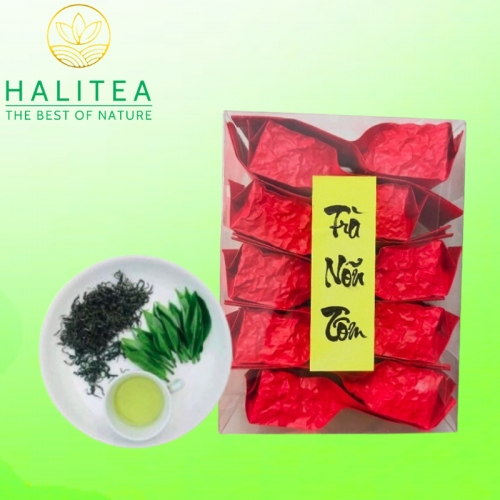 Trà Nõn Tôm Tân Cương Thái Nguyên Thượng Hạng Hộp Kiếng Gói 10gr