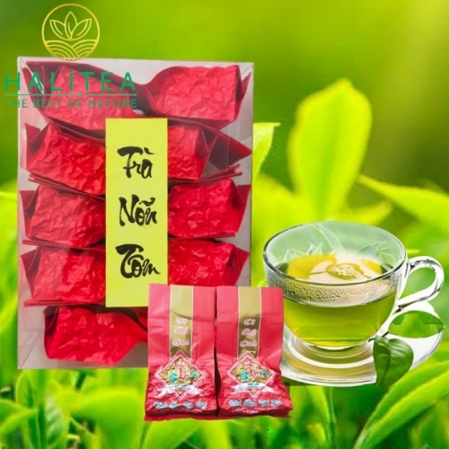 Trà Nõn Tôm Tân Cương Thái Nguyên Thượng Hạng Hộp Kiếng Gói 10gr