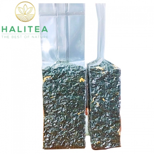Trà Nõn Tôm Ướp Hoa Bưởi Lon Xanh 100gr