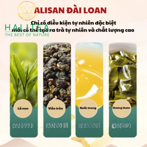 Trà Ô Long Alishan Đài Loan Gói Hồng 150gr