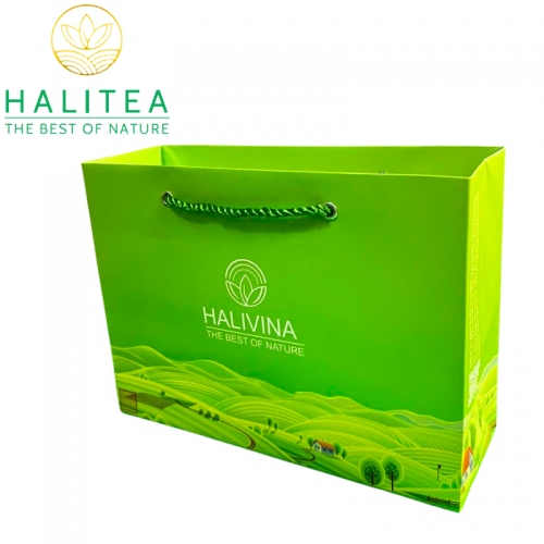 Trà Ô Long HALITEA Cao Cấp Lon Xanh - Set Quà Tặng