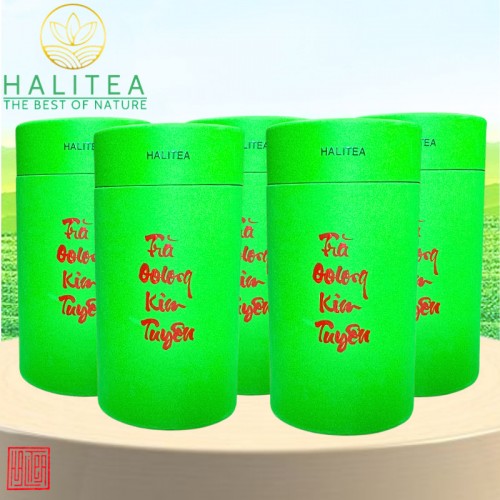 Trà Ô Long Kim Tuyên HALITEA Hộp Xanh 100gr