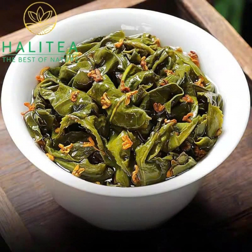 Trà Ô Long Thiết Quan Âm Quế Hoa Phúc Kiến Lon Thiếc 100Gr - Olong Osmanthus Anxi