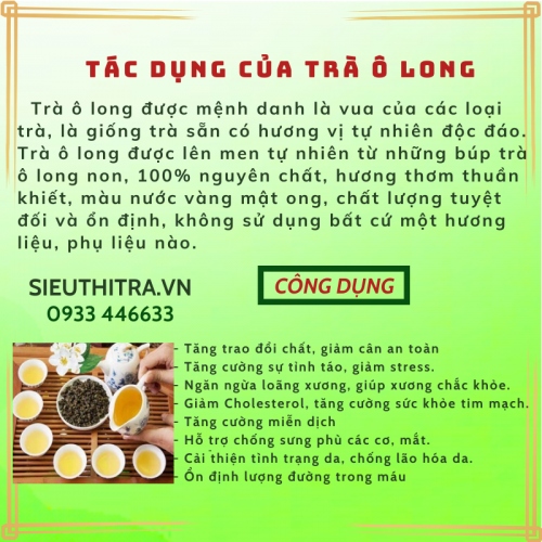 Trà Ô Long Sữa Cao Cấp Hộp Giấy 100gr