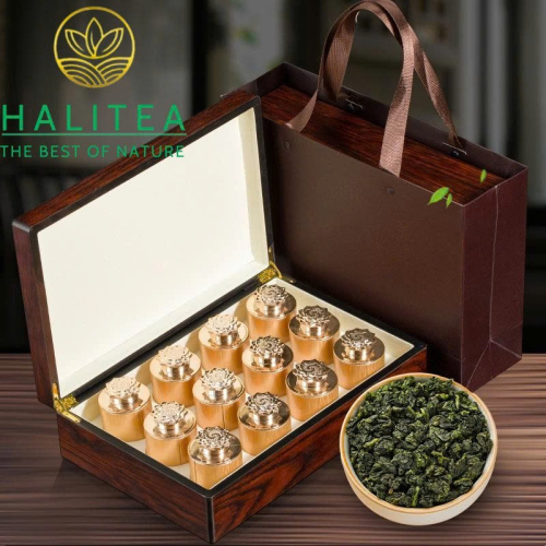 Trà Ô Long Thiết Quan Âm An Khê Thanh Hương – Hộp Quà 12 Hũ 240g