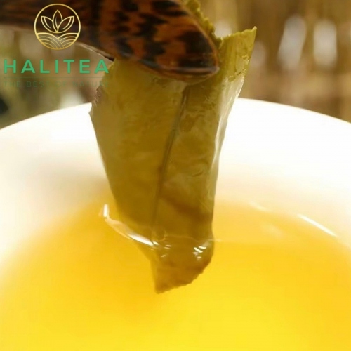Trà Ôlong HALITEA Cao Cấp Hộp Thiếc Đỏ 400gr - Set Quà Tặng Lễ Tết
