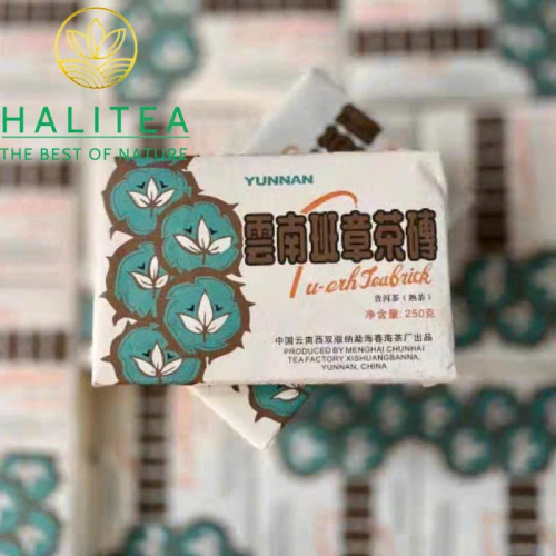 Trà Phổ Nhĩ Chín Banzhang 2006 Menghai Chunhai – Trà Gạch 250g