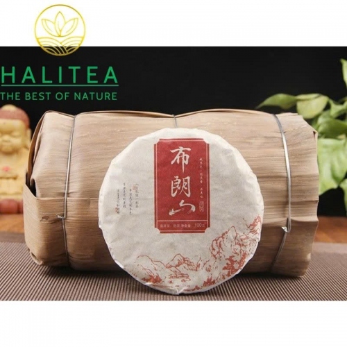 Trà Phổ Nhĩ Chín Bố Lãng Sơn 2020 - Bánh 100g