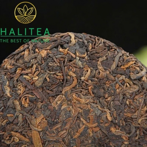 Trà Phổ Nhĩ Chín Bố Lãng Sơn 2020 - Bánh 100g