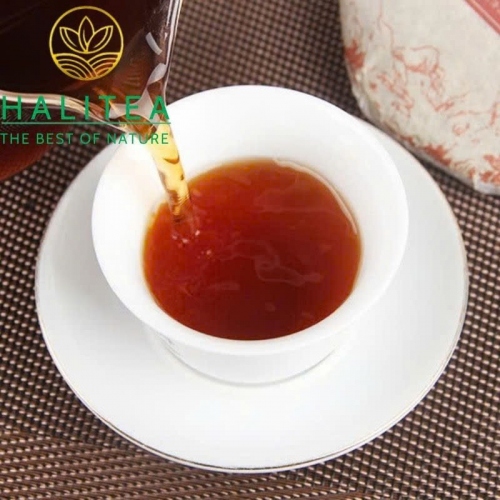 Trà Phổ Nhĩ Chín Bố Lãng Sơn 2020 - Bánh 100g