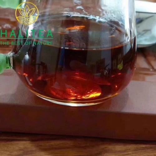 Trà Phổ Nhĩ Chín (Che Shun Hao)  Xa Thuận Hào Thiên Thụy 1990s – Bánh 250g