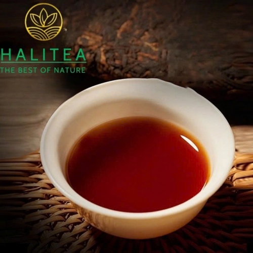 Trà Phổ Nhĩ Chín Cổ Thụ Ban Chương Ngôi Sao Đỏ 1999 – Bánh 357g