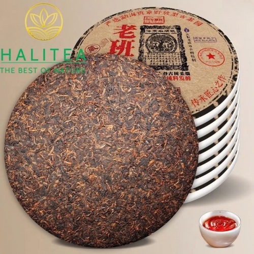 Trà Phổ Nhĩ Chín Cổ Thụ Lão Ban Chương 2006 – Bánh 357g
