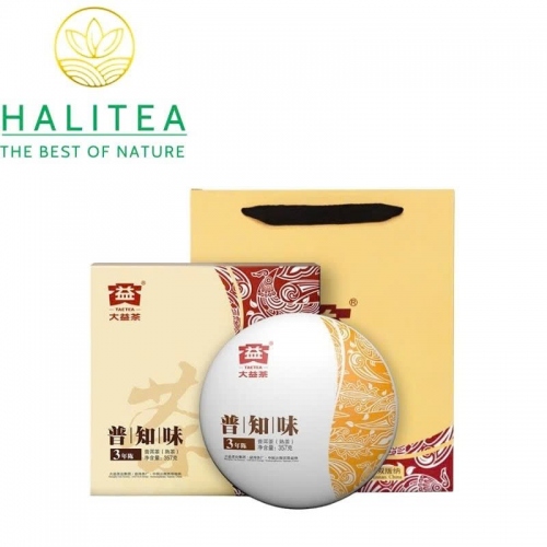 Trà Phổ Nhĩ Chín Đại Ích (Dayi – TAETEA) 2001 - Hộp Quà Tặng Bánh 357g