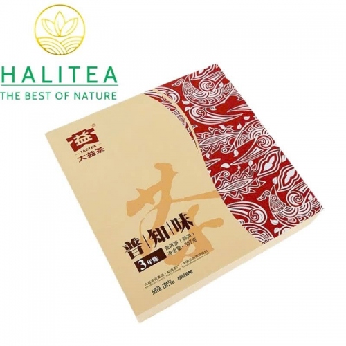 Trà Phổ Nhĩ Chín Đại Ích (Dayi – TAETEA) 2001 - Hộp Quà Tặng Bánh 357g
