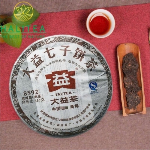 Trà Phổ Nhĩ Chín Đại Ích TAETEA 2013 Số Hiệu 8592 - Bánh 357g