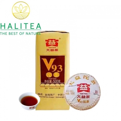Trà Phổ Nhĩ Chín Đại Ích TAETEA Số Hiệu V93 – Bánh 100g