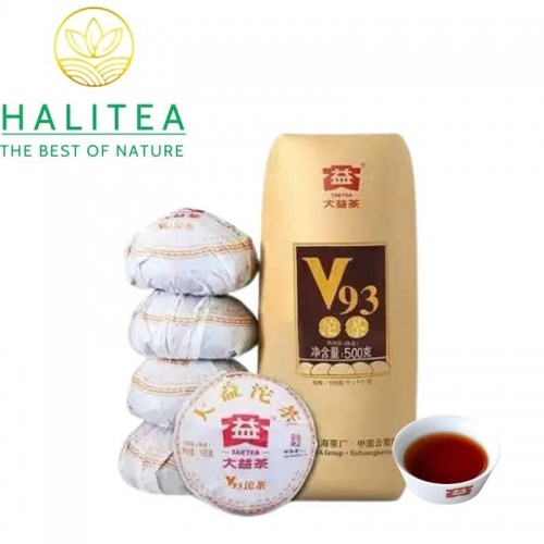 Trà Phổ Nhĩ Chín Đại Ích TAETEA Số Hiệu V93 – Bánh 100g