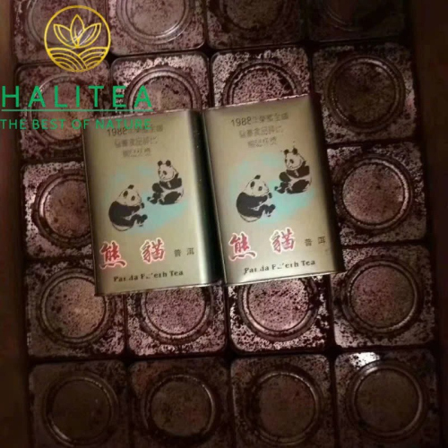 Trà Phổ Nhĩ Chín Gấu Trúc Cổ 1988 – Panda Cổ Thụ Vân Nam 200g