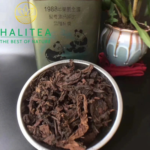 Trà Phổ Nhĩ Chín Gấu Trúc Cổ 1988 – Panda Cổ Thụ Vân Nam 200g