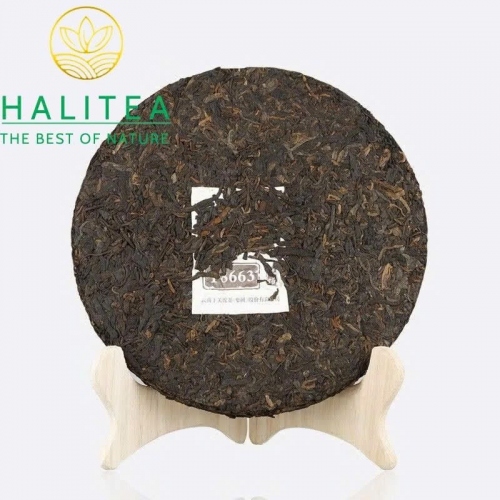 Trà Phổ Nhĩ Chín Hạ Quan Xiaguan Kim Bảng T8663 – Bánh 357g