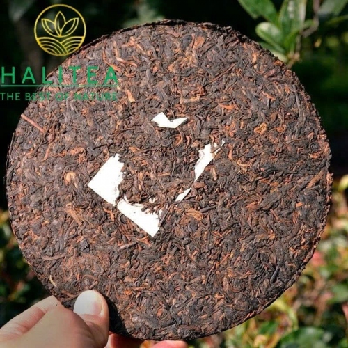 Trà Phổ Nhĩ Chín Hạ Quan Xiaguan Kim Bảng T8663 – Bánh 357g