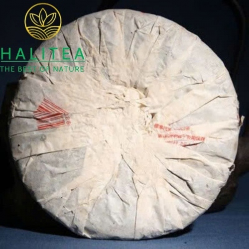 Trà Phổ Nhĩ Chín Hiệu Lão Đồng Chí – Lao Tong Zhi Năm 2004 – Bánh 357g