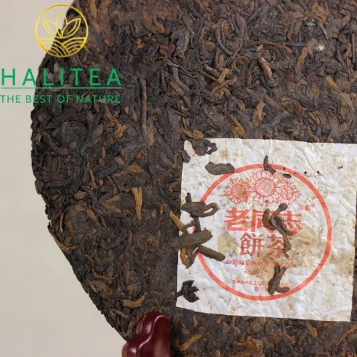 Trà Phổ Nhĩ Chín Hiệu Lão Đồng Chí – Lao Tong Zhi Năm 2004 – Bánh 357g