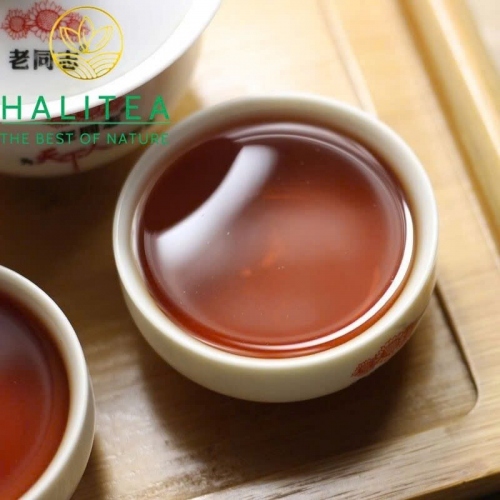 Trà Phổ Nhĩ Chín Hiệu Lão Đồng Chí – Lao Tong Zhi Năm 2004 – Bánh 357g