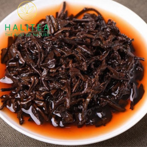 Trà Phổ Nhĩ Chín Hộp Kiếng 125g/ hộp/ 25 gói