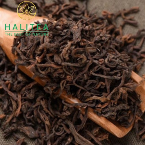 Trà Phổ Nhĩ Chín Hộp Kiếng 125g/ hộp/ 25 gói