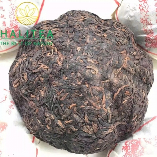 Trà Phổ Nhĩ Chín Kính Xương Hào (Jing Chang Hao) Kim Qua 2003 – Bánh 500g