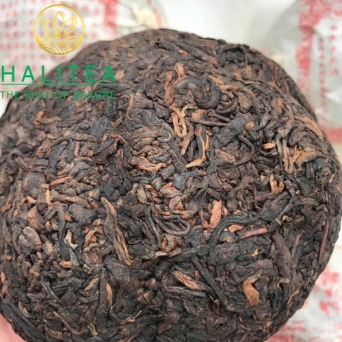Trà Phổ Nhĩ Chín Kính Xương Hào (Jing Chang Hao) Kim Qua 2003 – Bánh 500g