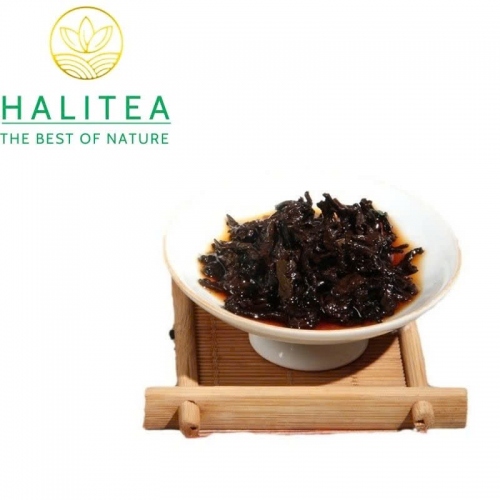 Trà Phổ Nhĩ Chín Lão Ban Chương 2002 – Gạch 250g