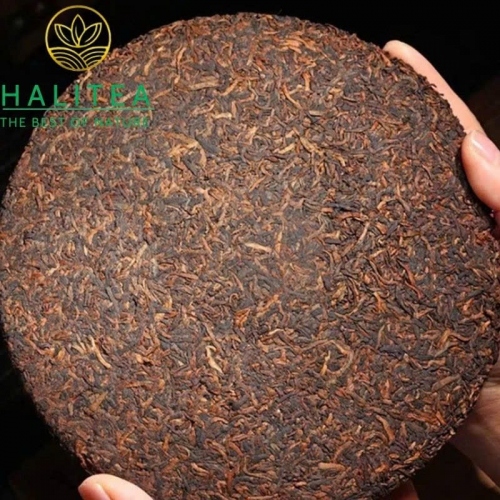 Trà Phổ Nhĩ Chín Lão Ban Chương 2008 – Bánh 357gr